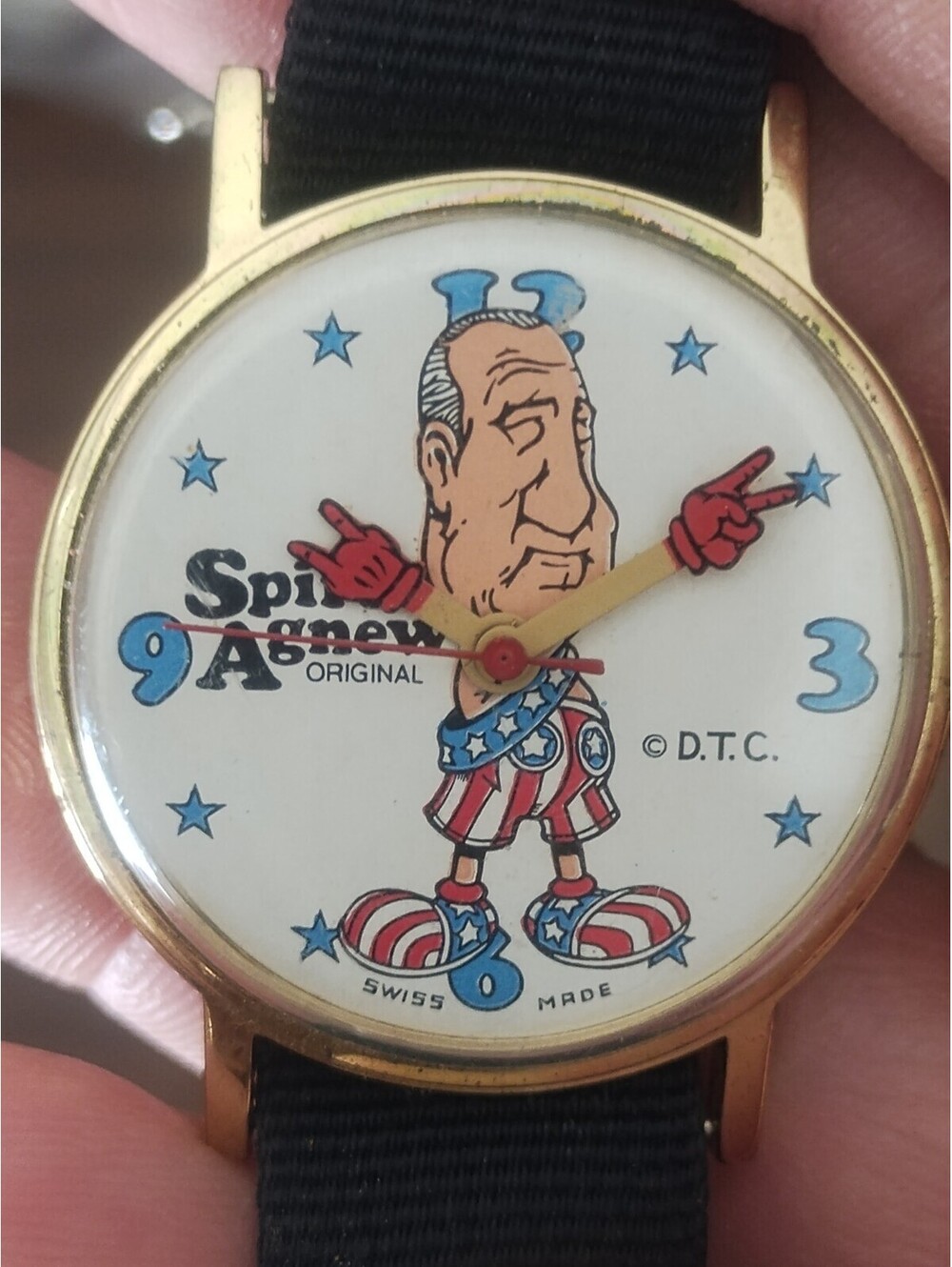 Vintage 1970s windup watches for parts or repair